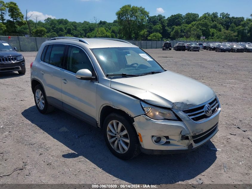 2011 Volkswagen Tiguan Se VIN: WVGAV7AX5BW532625 Lot: 39670509