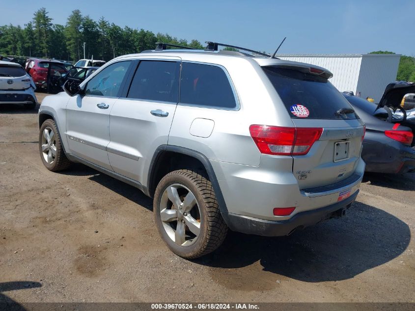 2011 Jeep Grand Cherokee Overland VIN: 1J4RR6GT1BC727207 Lot: 39670524