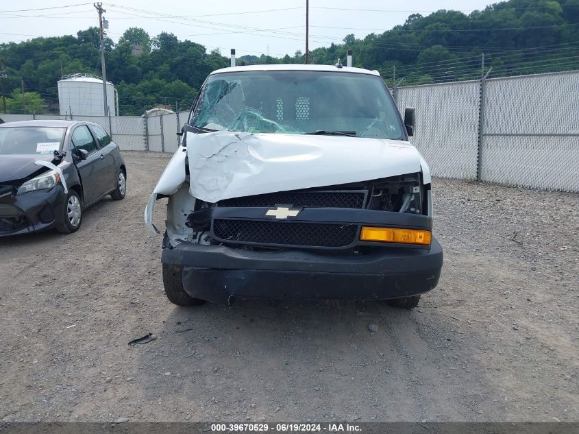 2019 Chevrolet Express 2500 Work Van VIN: 1GCWGAFP7K1309946 Lot: 39670529