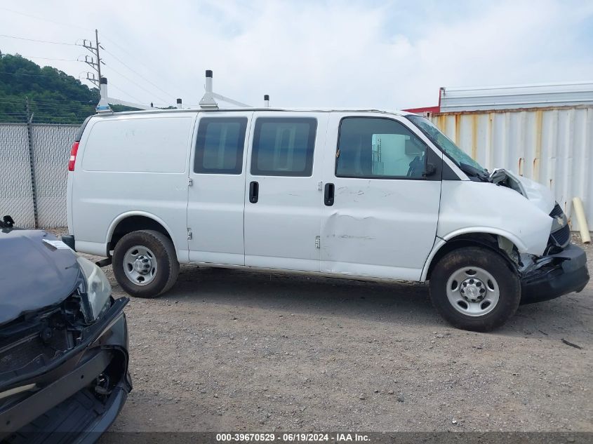 2019 Chevrolet Express 2500 Work Van VIN: 1GCWGAFP7K1309946 Lot: 39670529