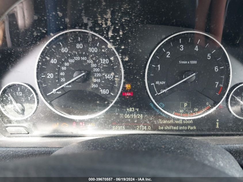 2015 BMW 328I xDrive VIN: WBA3B5G59FNS13897 Lot: 39670557