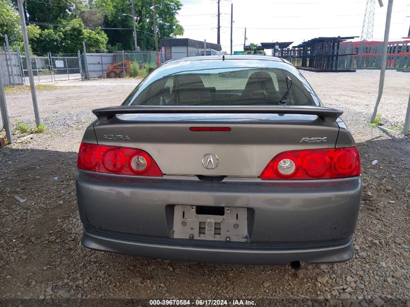 2006 Acura Rsx VIN: JH4DC53896S005331 Lot: 39670584