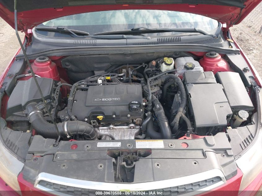 2011 Chevrolet Cruze Lt VIN: 1G1PE5S93B7278984 Lot: 39670585