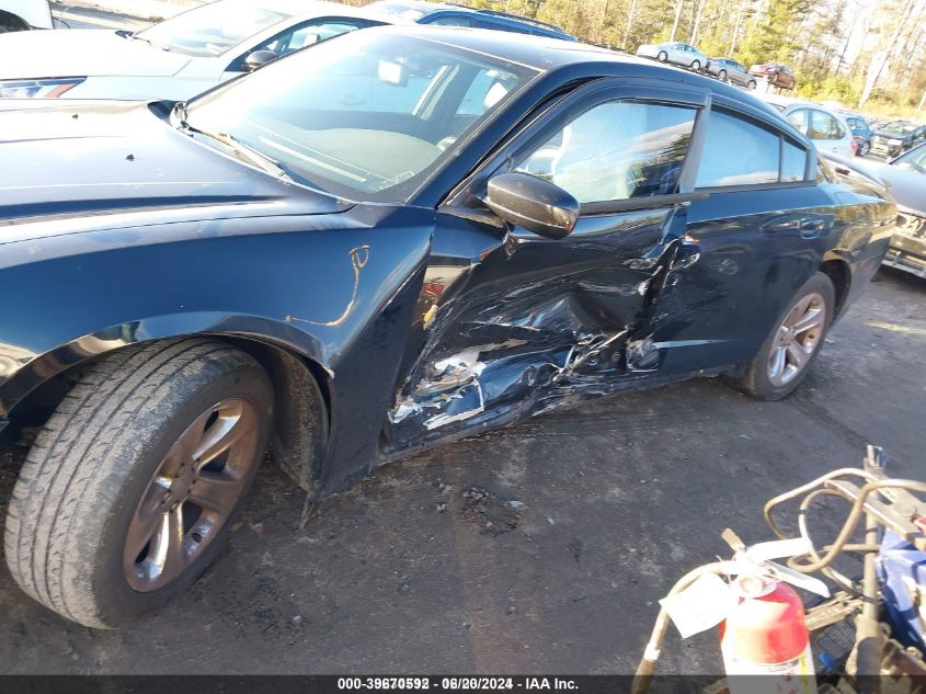 2013 Dodge Charger Sxt VIN: 2C3CDXHG1DH547831 Lot: 39670592