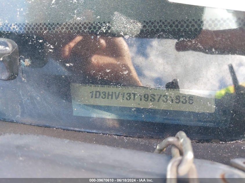 2009 Dodge Ram 1500 Laramie VIN: 1D3HV13T19S731836 Lot: 39670610