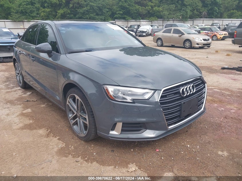 2018 Audi A3 2.0T Premium/2.0T Tech Premium VIN: WAUB8GFF7J1037786 Lot: 39670622
