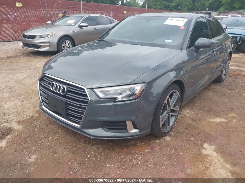 2018 Audi A3 2.0T Premium/2.0T Tech Premium VIN: WAUB8GFF7J1037786 Lot: 39670622