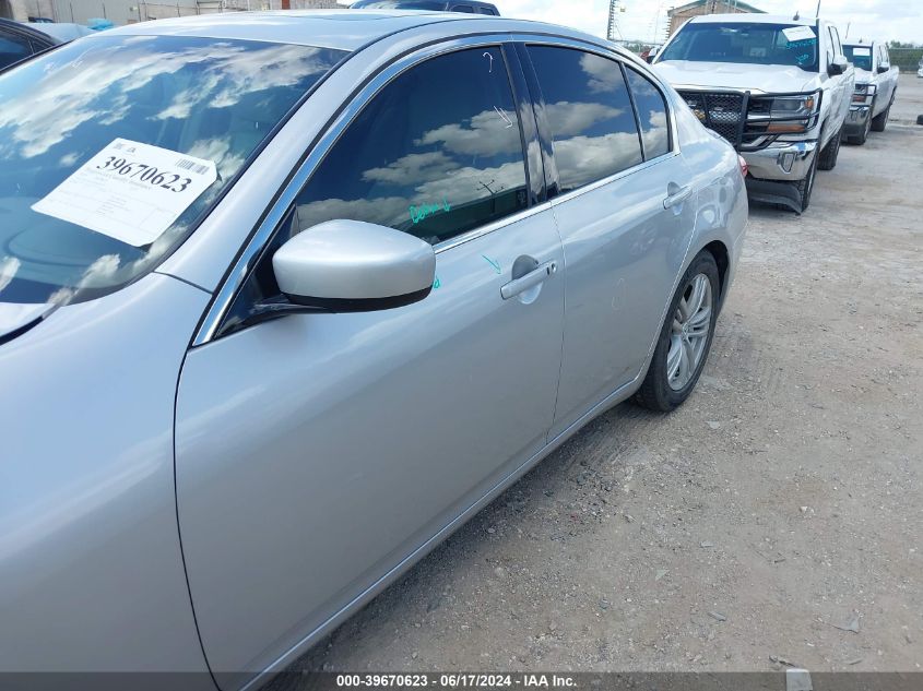 2010 Infiniti G37 Journey VIN: JN1CV6AP1AM401972 Lot: 39670623