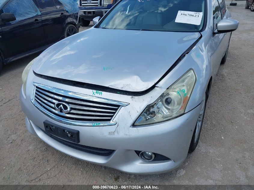 2010 Infiniti G37 Journey VIN: JN1CV6AP1AM401972 Lot: 39670623