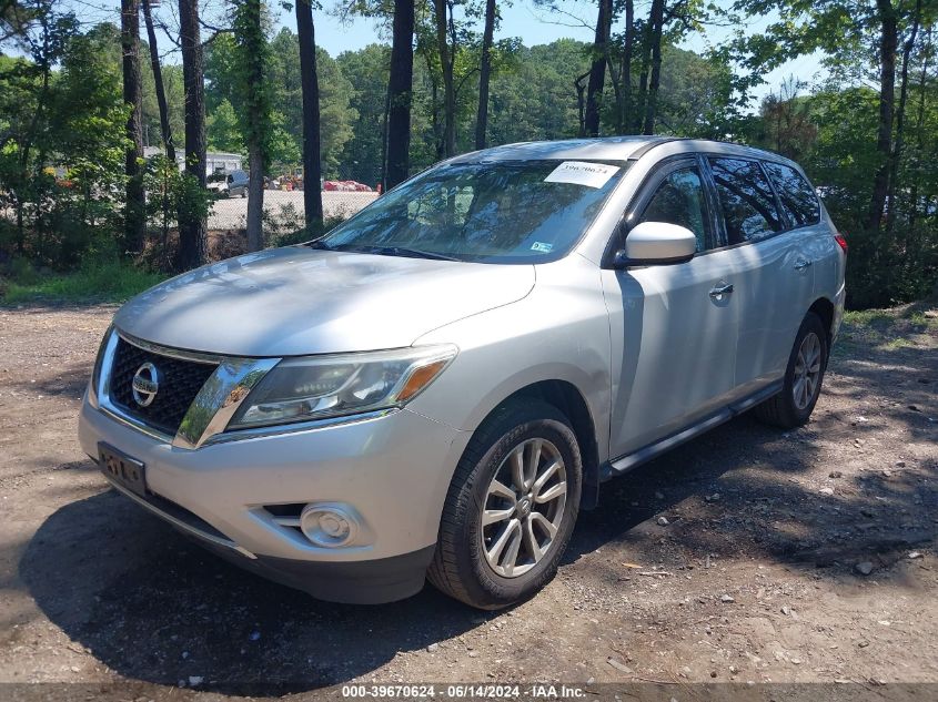 2014 Nissan Pathfinder S VIN: 5N1AR2MM6EC673671 Lot: 39670624