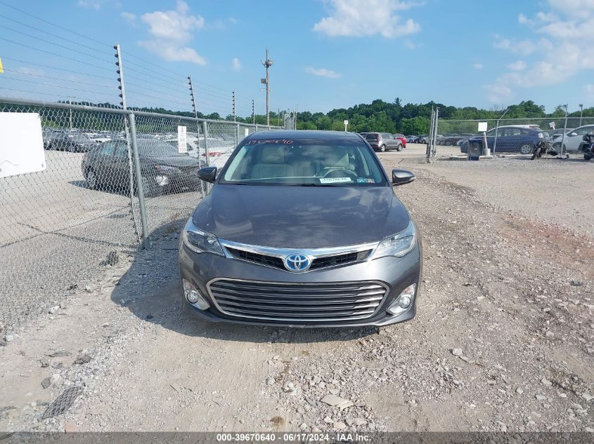 2014 Toyota Avalon Hybrid Limited VIN: 4T1BD1EB8EU026564 Lot: 39670640