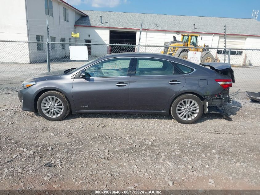 2014 Toyota Avalon Hybrid Limited VIN: 4T1BD1EB8EU026564 Lot: 39670640