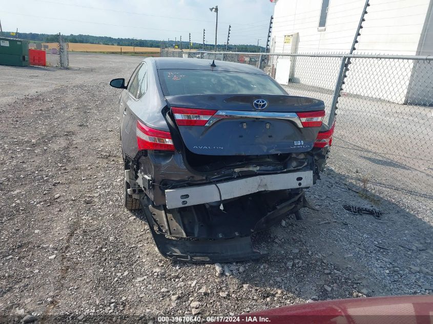 2014 Toyota Avalon Hybrid Limited VIN: 4T1BD1EB8EU026564 Lot: 39670640