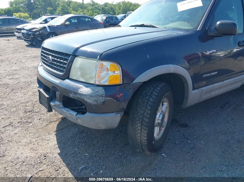 2002 Ford Explorer Xlt VIN: 1FMZU73E42ZB91685 Lot: 39670659