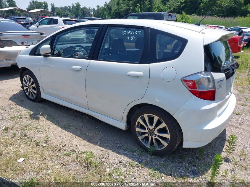 2013 Honda Fit Sport VIN: JHMGE8H51DC052206 Lot: 39670670