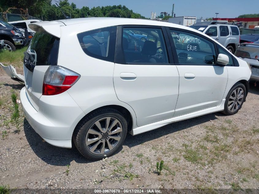 2013 Honda Fit Sport VIN: JHMGE8H51DC052206 Lot: 39670670