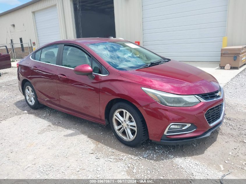 2016 Chevrolet Cruze Lt Auto VIN: 1G1BE5SM8G7285385 Lot: 39670671