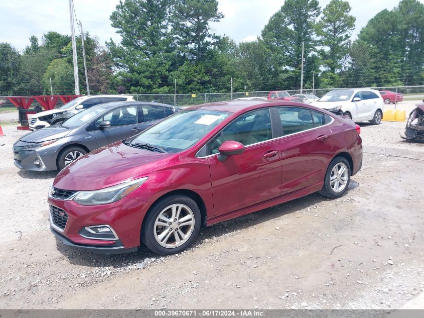 2016 Chevrolet Cruze Lt Auto VIN: 1G1BE5SM8G7285385 Lot: 39670671