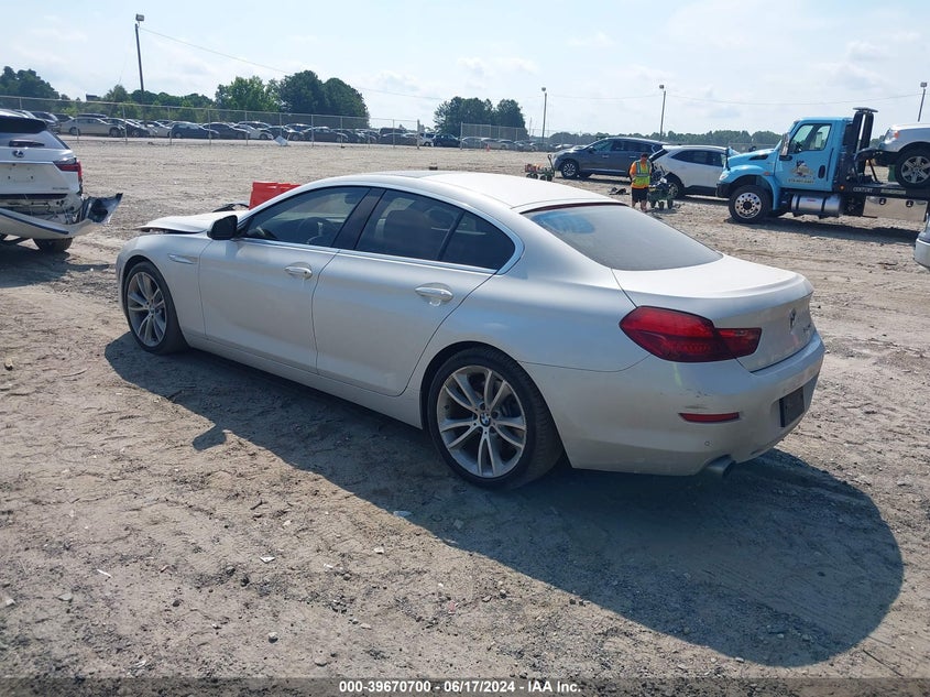 2016 BMW 640I Gran Coupe VIN: WBA6D0C50GG432530 Lot: 39670700