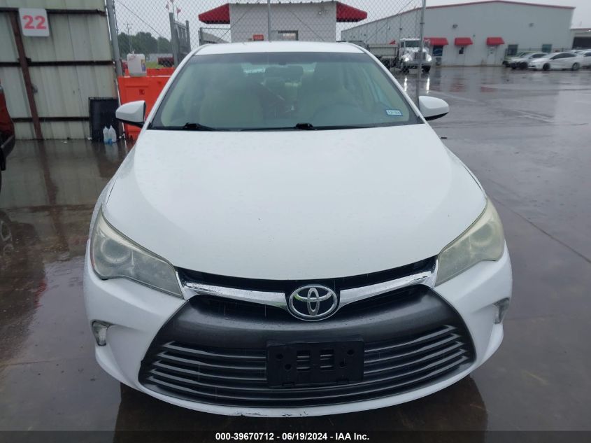 2016 Toyota Camry Le VIN: 4T4BF1FK0GR537719 Lot: 39670712