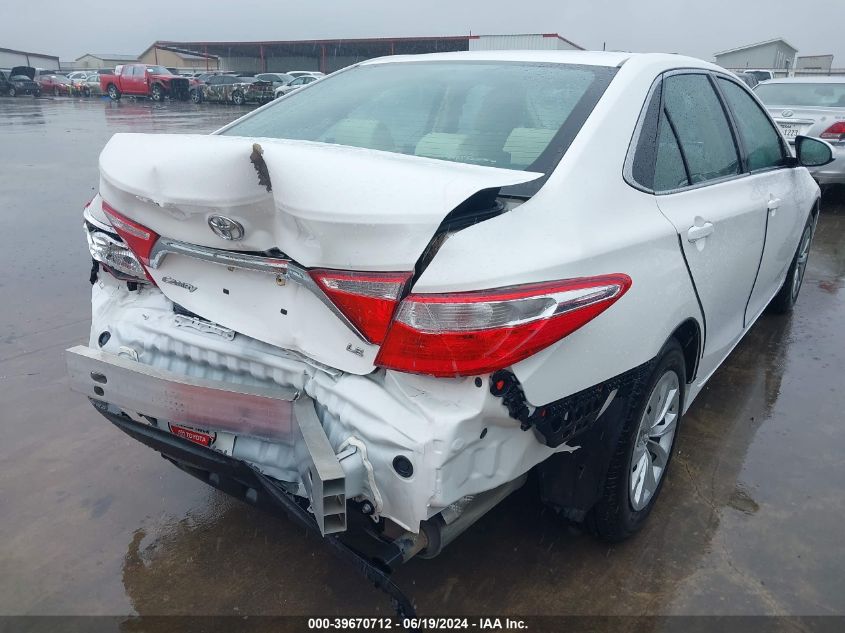 2016 Toyota Camry Le VIN: 4T4BF1FK0GR537719 Lot: 39670712