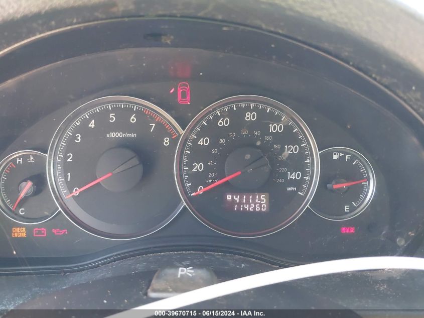 2008 Subaru Outback 2.5I VIN: 4S4BP61C986337884 Lot: 39670715