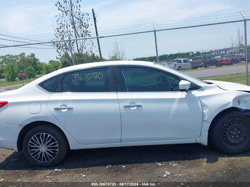 2017 Nissan Sentra S VIN: 3N1AB7AP7HY286954 Lot: 39670720