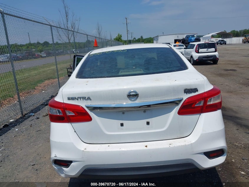 2017 Nissan Sentra S VIN: 3N1AB7AP7HY286954 Lot: 39670720