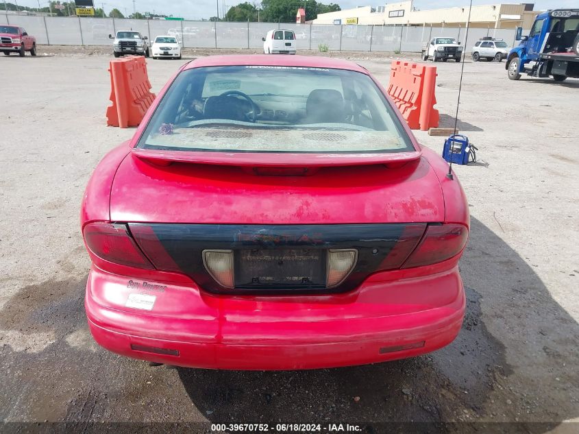 1998 Pontiac Sunfire Se VIN: 1G2JB1249W7555134 Lot: 39670752