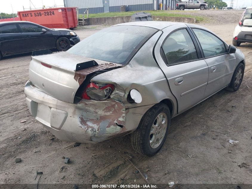 2003 Dodge Neon Sxt VIN: 1B3ES56C03D138201 Lot: 39670767