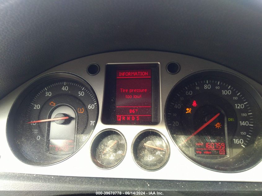 2008 Volkswagen Passat Komfort VIN: WVWLK93C58E056502 Lot: 39670778