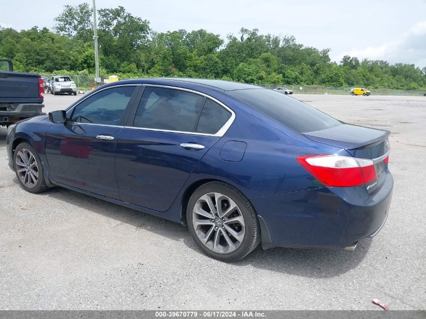 1HGCR2F59EA191907 2014 Honda Accord Sport