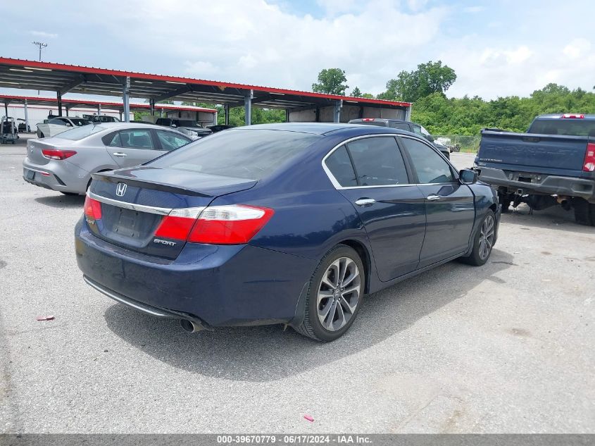 1HGCR2F59EA191907 2014 Honda Accord Sport