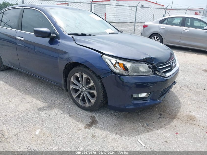 1HGCR2F59EA191907 2014 Honda Accord Sport