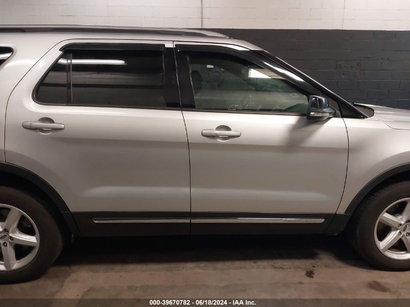 2017 Ford Explorer Xlt VIN: 1FM5K8D81HGD46927 Lot: 39670782