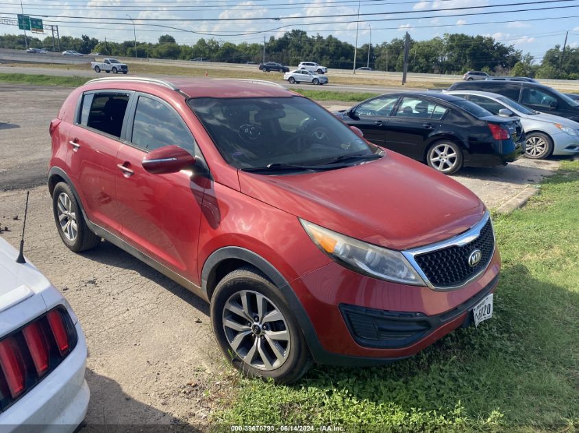 2015 Kia Sportage Lx VIN: KNDPB3AC8F7692415 Lot: 39670793