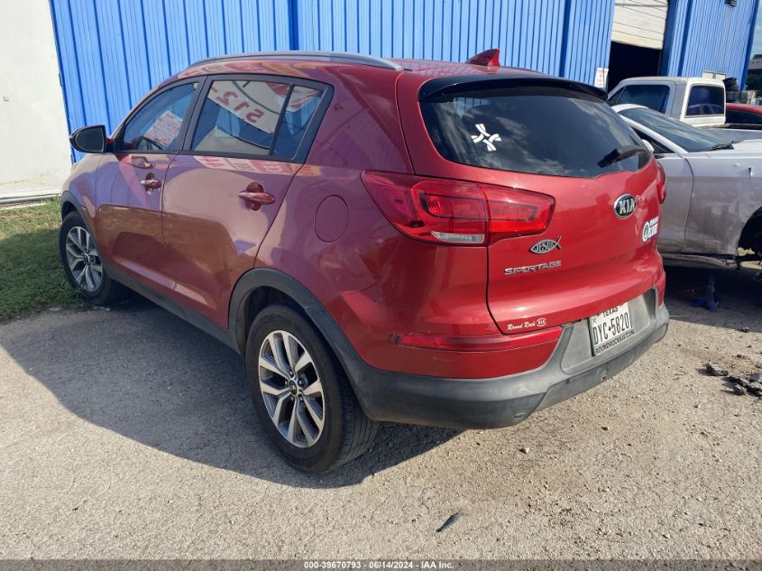 2015 Kia Sportage Lx VIN: KNDPB3AC8F7692415 Lot: 39670793