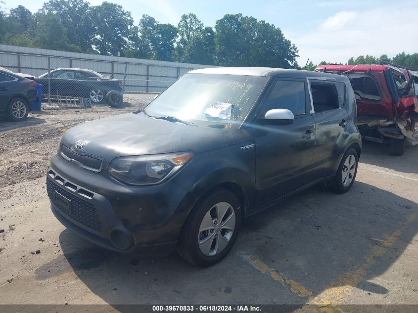 VIN KNDJN2A26F7794861 2015 KIA SOUL no.2