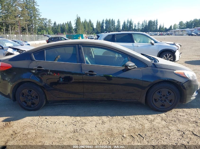 2016 Kia Forte Lx VIN: KNAFK4A67G5549316 Lot: 39670843