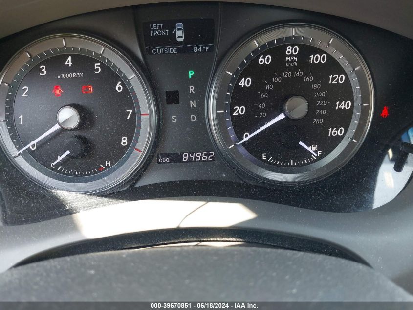 2010 Lexus Es 350 VIN: JTHBK1EG0A2353714 Lot: 39670851