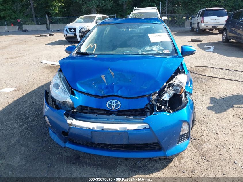 2014 Toyota Prius C Two VIN: JTDKDTB37E1575378 Lot: 39670870