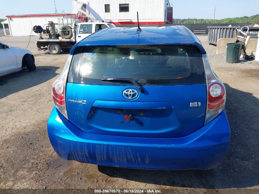 2014 Toyota Prius C Two VIN: JTDKDTB37E1575378 Lot: 39670870