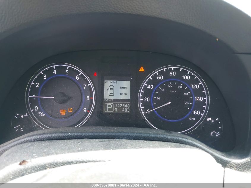 2011 Infiniti G25X VIN: JN1DV6AR2BM451061 Lot: 39670881