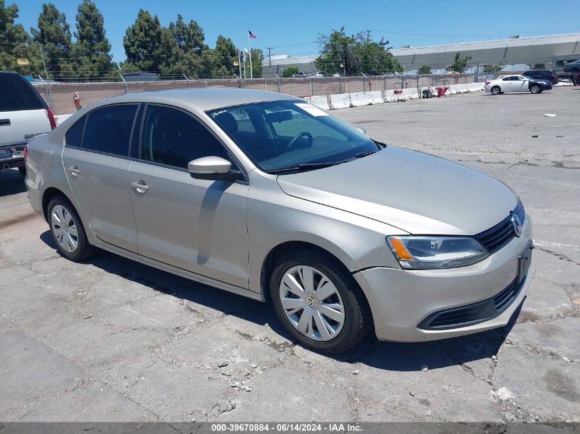 2012 Volkswagen Jetta 2.5L Se VIN: 3VWDP7AJXCM453876 Lot: 39670884