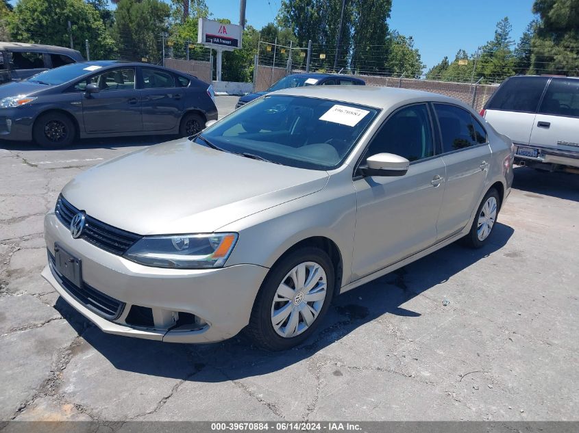 2012 Volkswagen Jetta 2.5L Se VIN: 3VWDP7AJXCM453876 Lot: 39670884