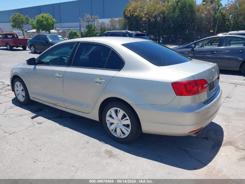 2012 Volkswagen Jetta 2.5L Se VIN: 3VWDP7AJXCM453876 Lot: 39670884