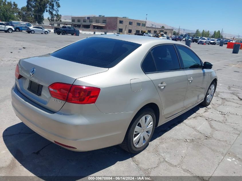 2012 Volkswagen Jetta 2.5L Se VIN: 3VWDP7AJXCM453876 Lot: 39670884