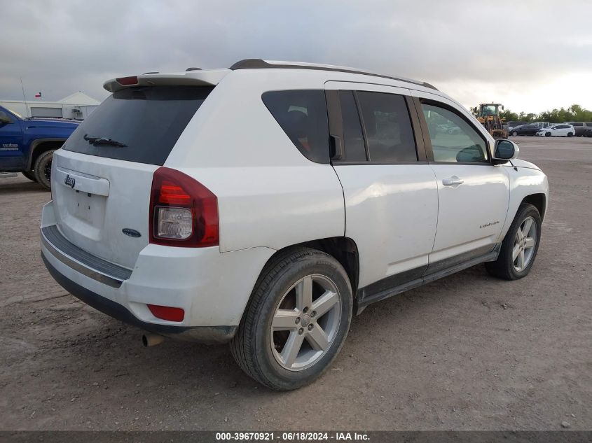 2014 Jeep Compass High Altitude VIN: 1C4NJCEA0ED662618 Lot: 39670921