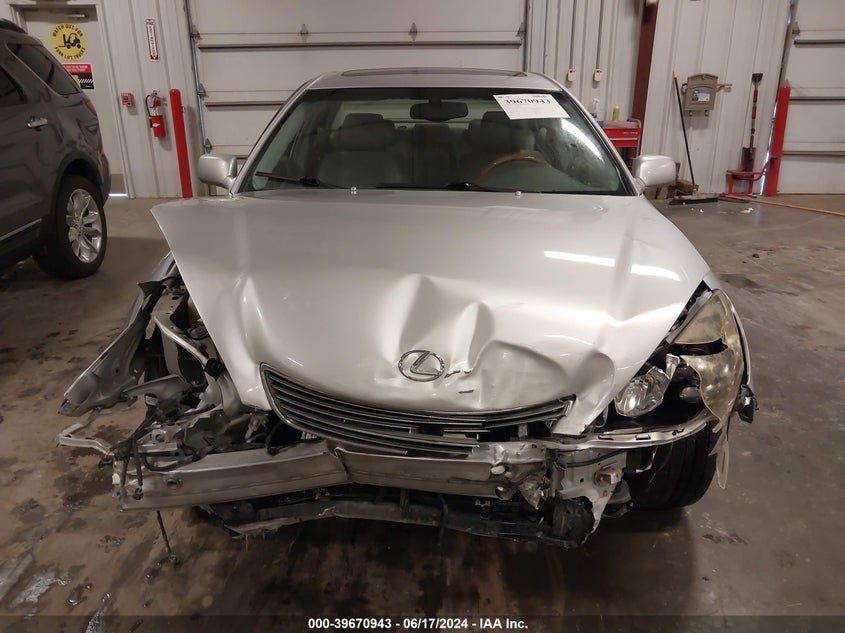 2006 Lexus Es 330 VIN: JTHBA30G665160365 Lot: 39670943