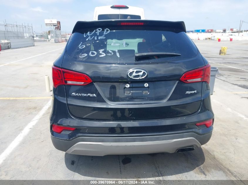 2018 Hyundai Santa Fe Sport 2.4L VIN: 5NMZT3LB1JH066054 Lot: 39670964